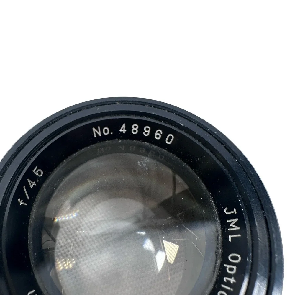 JML Optical Ind 135mm f/4.5 Enlarging Lens Made in Japan No 48960 Black
